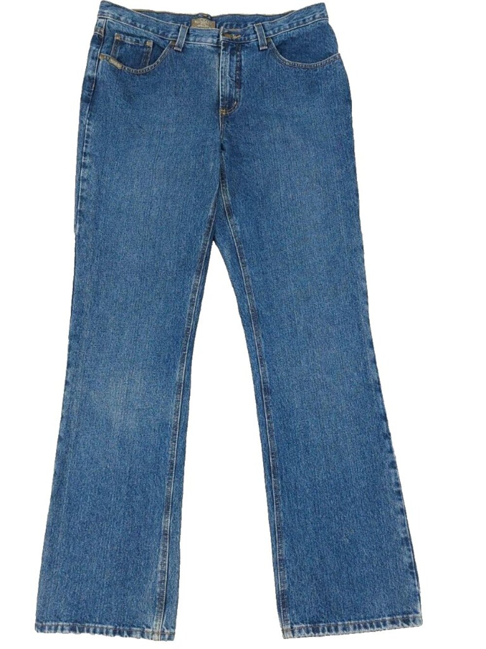Y2k Rockies Jeans Womens Sz 14 Long (36x34) Bootcut Slim, Medium Wash, Mid-Rise